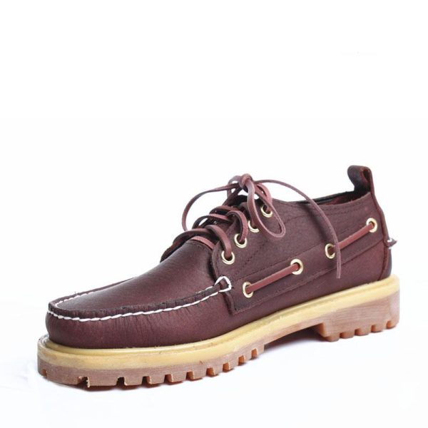 Mens Boat Shoes | Angler Textured-Leather Boat Shoes Boat Shoes Boat Shoes