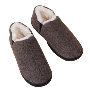 Mens Slippers | Babouche Shearling-Lined Suede Slippers Shoes Mens