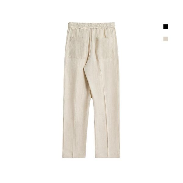 Mens Suits | Straight-Leg Pleated Linen Suit Trousers Clothing Mens