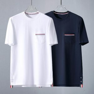 Mens T-shirts | Slim-Fit Grosgrain-Trimmed Cotton-Jersey T-Shirt Clothing Mens